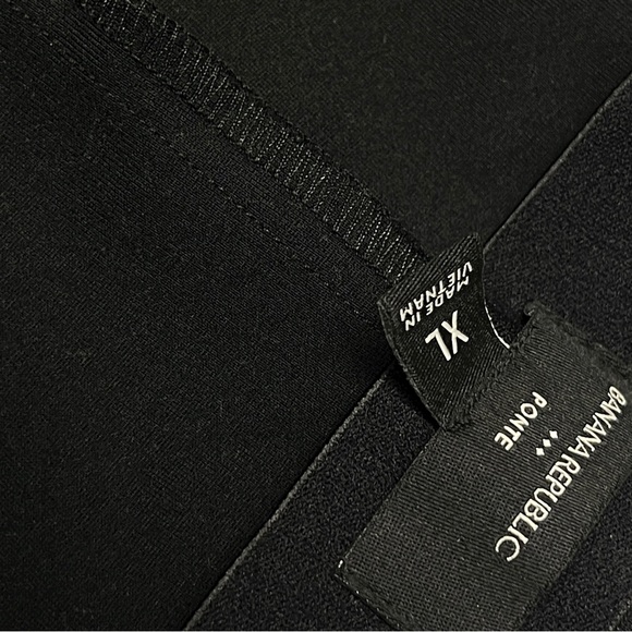 Banana Republic Black Ponte Wide-Leg Pants XL Stretch Workwear Comfort - Picture 8 of 11